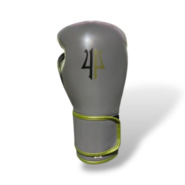 Grey, Black & Green - Training Gloves - 10oz - Velcro